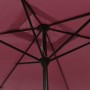 Garden umbrella with metal pole 300x200 cm burgundy red by , Umbrellas - Ref: Foro24-44503, Price: 64,99 €, Discount: %