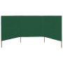 3-panel beach windshield green fabric 400x160 cm by , Umbrellas - Ref: Foro24-47149, Price: 70,99 €, Discount: %