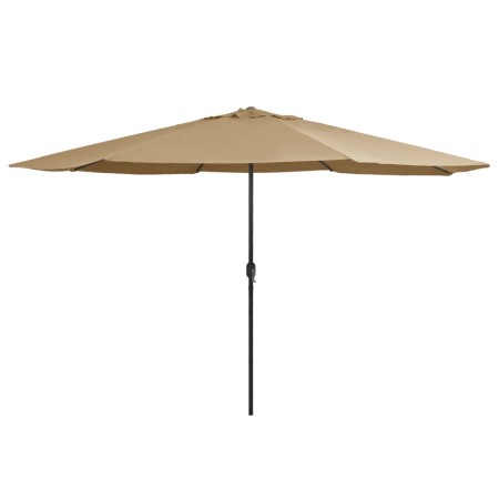 Outdoor-Regenschirm mit taupegrauer Metallstange 390 cm von , Sonnenschirme - Ref: Foro24-47381, Preis: 90,64 €, Rabatt: %