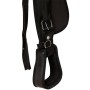 Western saddle, bridle and real leather breastplate 16" black by , Frames - Ref: Foro24-91353, Price: 206,99 €, Discount: %