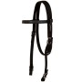 Western saddle, bridle and real leather breastplate 16" black by , Frames - Ref: Foro24-91353, Price: 209,37 €, Discount: %