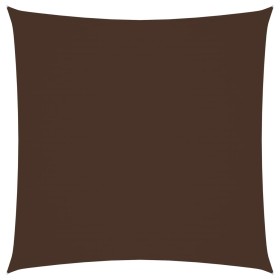 Square sail awning Oxford fabric brown 5x5 m by , Umbrellas - Ref: Foro24-135801, Price: 75,99 €, Discount: %