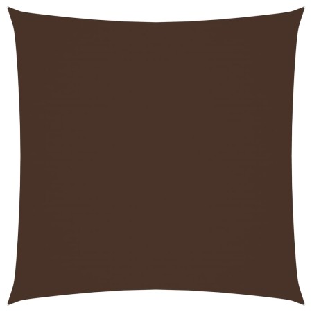 Square sail awning Oxford fabric brown 5x5 m by , Umbrellas - Ref: Foro24-135801, Price: 75,99 €, Discount: %