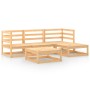 Juego de muebles de jardín 5 piezas madera maciza de pino de , Conjuntos de jardín - Ref: Foro24-3075529, Precio: 286,14 €, D...