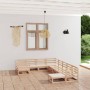 Garden furniture set 10 pieces solid pine wood by , Garden sets - Ref: Foro24-3076024, Price: 635,18 €, Discount: %