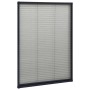 Plissee-Moskitonetz für anthrazitfarbene Aluminiumfenster 80x120cm von , Moskitonetze für Fenster - Ref: Foro24-148665, Preis...