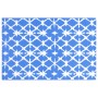 Alfombra de exterior PP azul y blanco 190x290 cm de , Protectores para exterior - Ref: Foro24-310447, Precio: 52,62 €, Descue...