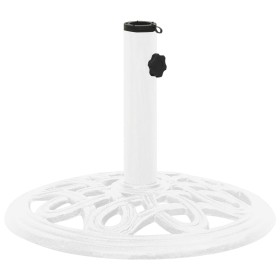 White cast iron parasol base 40x40x32 cm by , Umbrella bases - Ref: Foro24-317766, Price: 63,99 €, Discount: %