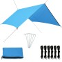 Blue outdoor tarpaulin 3x2.85 m by vidaXL, Umbrellas - Ref: Foro24-92239, Price: 26,73 €, Discount: %