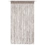 Cortina de macramé algodón gris taupé 140x240 cm de , Cortinas y visillos - Ref: Foro24-323981, Precio: 47,76 €, Descuento: %