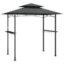 Seitenregal für Grillpavillon, anthrazitfarbener Stahl, 240 x 150 x 243 cm von , Zelte und Pavillons - Ref: Foro24-360140, Pr...