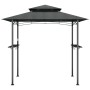 Seitenregal für Grillpavillon, anthrazitfarbener Stahl, 240 x 150 x 243 cm von , Zelte und Pavillons - Ref: Foro24-360140, Pr...