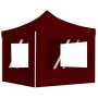 Carpa plegable profesional y paredes aluminio rojo tinto 3x3m de , Carpas y cenadores - Ref: Foro24-45489, Precio: 223,31 €, ...