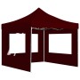 Carpa plegable profesional y paredes aluminio rojo tinto 3x3m de , Carpas y cenadores - Ref: Foro24-45489, Precio: 223,31 €, ...