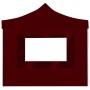 Carpa plegable profesional y paredes aluminio rojo tinto 3x3m de , Carpas y cenadores - Ref: Foro24-45489, Precio: 223,31 €, ...