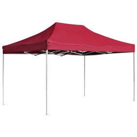 Professionelles Faltzelt aus Aluminium in Weinrot, 4,5 x 3 m von , Zelte und Pavillons - Ref: Foro24-45494, Preis: 246,25 €, ...