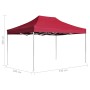 Professional red wine red aluminum folding tent 4.5x3m by , Tents and gazebos - Ref: Foro24-45494, Price: 246,25 €, Discount: %