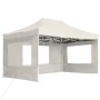 Carpa plegable profesional con paredes aluminio crema 4,5x3 m de , Carpas y cenadores - Ref: Foro24-45496, Precio: 287,62 €, ...