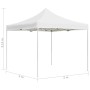 Professionelles Faltzelt aus weißem Aluminium, 2 x 2 m von , Zelte und Pavillons - Ref: Foro24-48929, Preis: 168,99 €, Rabatt: %