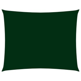 Rectangular sail awning Oxford fabric dark green 2x3.5 m by , Umbrellas - Ref: Foro24-135476, Price: 32,68 €, Discount: %