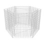 Hexagonal gabion bed 160x140x100 cm by , Pots and planters - Ref: Foro24-142535, Price: 118,45 €, Discount: %