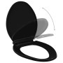 Black Quick Release Soft Close Toilet Lid by , Toilet and bidet seats - Ref: Foro24-145020, Price: 24,93 €, Discount: %