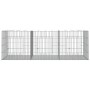 Jaula para conejos 3 paneles hierro galvanizado 163x79x54 cm de , Jaulas y habitáculos para animales pequeños - Ref: Foro24-1...