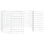 Rabbit cage 10 galvanized iron panels 54x100 cm by , Cages and habitats for small animals - Ref: Foro24-171583, Price: 73,76 ...