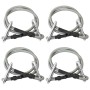 Ropes with carabiner 4 rubber units by , Accessories for awnings - Ref: Foro24-310252, Price: 20,57 €, Discount: %