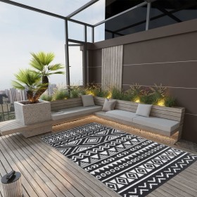 Black PP outdoor rug 120x180 cm by , Outdoor protectors - Ref: Foro24-316977, Price: 25,98 €, Discount: %