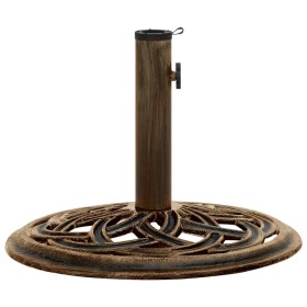 Bronze cast iron parasol base 44x44x31 cm by , Umbrella bases - Ref: Foro24-317758, Price: 53,99 €, Discount: %