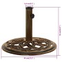 Bronze cast iron parasol base 44x44x31 cm by , Umbrella bases - Ref: Foro24-317758, Price: 57,51 €, Discount: %