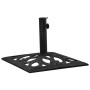 Base de sombrilla de hierro fundido negro 47x47x33 cm de , Bases para sombrillas - Ref: Foro24-317764, Precio: 64,99 €, Descu...