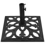 Base de sombrilla de hierro fundido negro 47x47x33 cm de , Bases para sombrillas - Ref: Foro24-317764, Precio: 64,99 €, Descu...