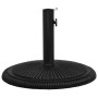 Base de sombrilla de hierro fundido negro 45x45x30 cm de , Bases para sombrillas - Ref: Foro24-317772, Precio: 63,99 €, Descu...