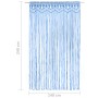 Cortina de macramé algodón azul 140x240 cm de , Cortinas y visillos - Ref: Foro24-323988, Precio: 44,89 €, Descuento: %