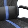 Gaming chair with blue and black synthetic leather massage by , Gaming chairs - Ref: Foro24-345557, Price: 112,74 €, Discount: %