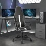 Silla gaming de masaje cuero sintético blanco y negro de , Sillones para videojuegos - Ref: Foro24-345562, Precio: 112,83 €, ...