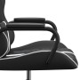 Schwarz-weißer Massage-Gaming-Stuhl aus Kunstleder von , Gaming-Stühle - Ref: Foro24-345562, Preis: 112,83 €, Rabatt: %