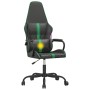 Gaming chair with green and black synthetic leather massage by , Gaming chairs - Ref: Foro24-345560, Price: 112,74 €, Discoun...