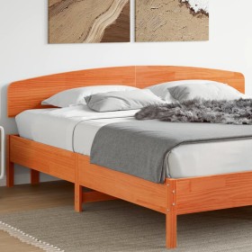 Cabecero de cama madera maciza de pino marrón cera 180 cm de , Cabeceros y pies de cama - Ref: Foro24-842493, Precio: 54,99 €...