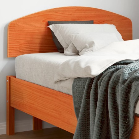 Wax brown solid pine wood bed headboard 90 cm by , Headboards and footboards - Ref: Foro24-842521, Price: 39,41 €, Discount: %