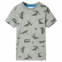 Children's t-shirt light khaki melange 140 by , Kids T-shirts - Ref: Foro24-12103, Price: 9,89 €, Discount: %