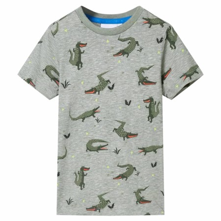 Children's t-shirt light khaki melange 140 by , Kids T-shirts - Ref: Foro24-12103, Price: 9,89 €, Discount: %