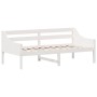 Sofá cama madera maciza de pino blanco 90x190 cm de , Camas y somieres - Ref: Foro24-842839, Precio: 109,52 €, Descuento: %