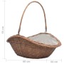 Firewood basket with natural willow handle 60x44x55 cm by vidaXL, Firewood bags and holders - Ref: Foro24-286988, Price: 47,3...