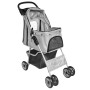 Folding stroller for pets dog/cat gray by vidaXL, pet strollers - Ref: Foro24-170910, Price: 94,99 €, Discount: %