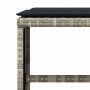 Garden stools and cushions 4 pcs light gray PE rattan 41x41x36cm by , Outdoor ottomans - Ref: Foro24-365046, Price: 99,46 €, ...