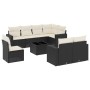 8-piece garden sofa set and black synthetic rattan cushions by , Modular outdoor sofas - Ref: Foro24-3251583, Price: 576,01 €...