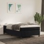 Cama box spring con colchón terciopelo negro 120x190 cm de , Camas y somieres - Ref: Foro24-3269705, Precio: 348,96 €, Descue...